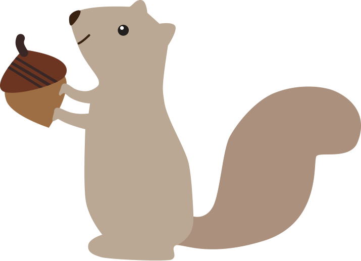 Cute Animals Woodland Clipart Set Clip Art Department - Transparent Woodland Animals (715x517), Png Download