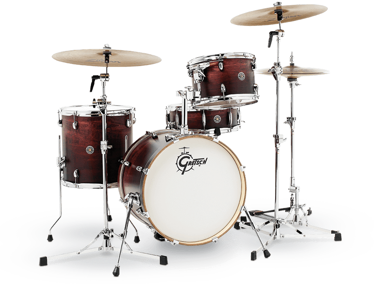 Gretsch Catalina Club 4 Piece Drum Set - Gretsch Catalina Club Jazz Crimson (768x580), Png Download