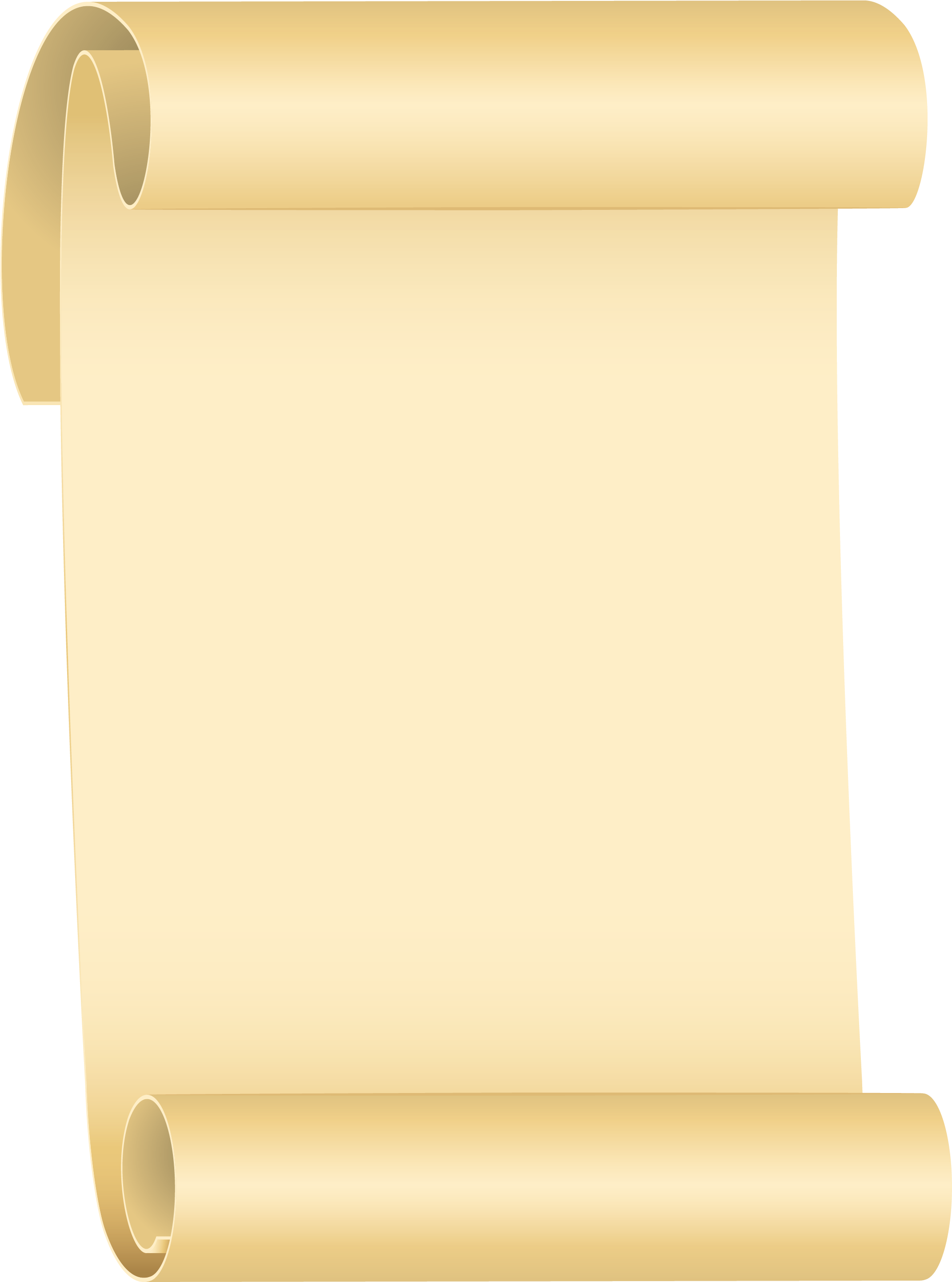 Scroll Clipart Png (2279x3031), Png Download