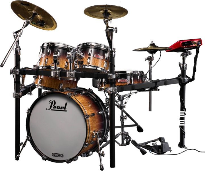 Pearl Epro Live Drums - Pearl E-pro Live Electronic Drumset With E-classic (721x600), Png Download