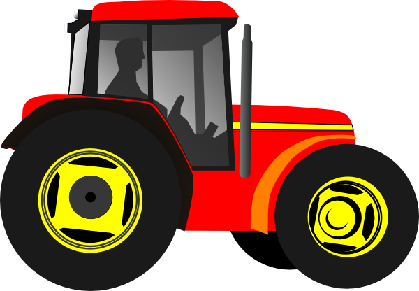 Red Tractor Clipart For Kids - Big Brother Tractor Shirt | New Sibling Shirt | Tractor (600x416), Png Download