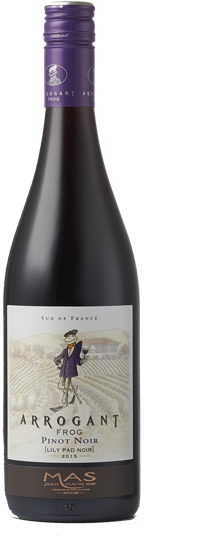 Arrogant Frog Croak Baronne Syrah (312x559), Png Download