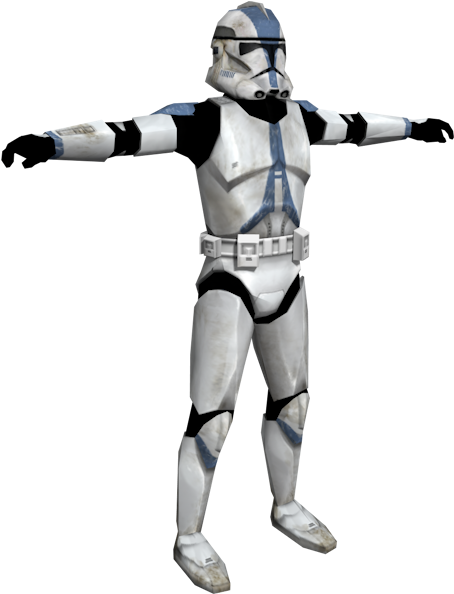 Download Zip Archive - Star Wars Battlefront 2 Clone Trooper Models (750x650), Png Download