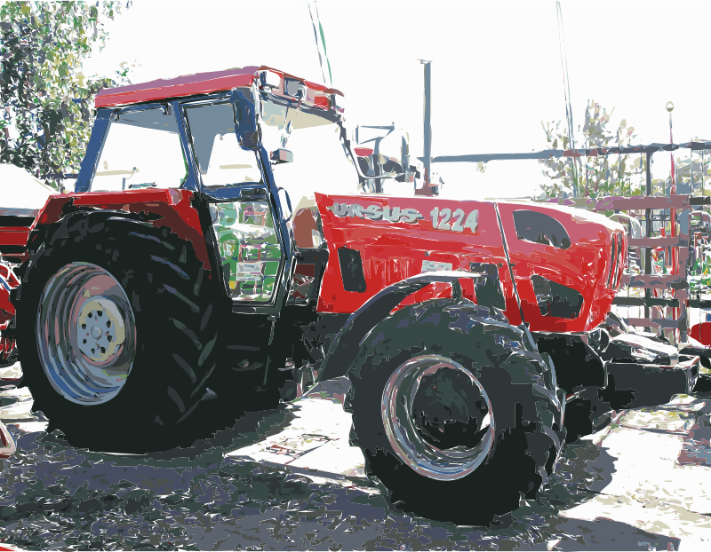 Ursus 1224 Clipart Tractor Ursus C-45 Ursus Factory - Ursus 1224 (800x622), Png Download