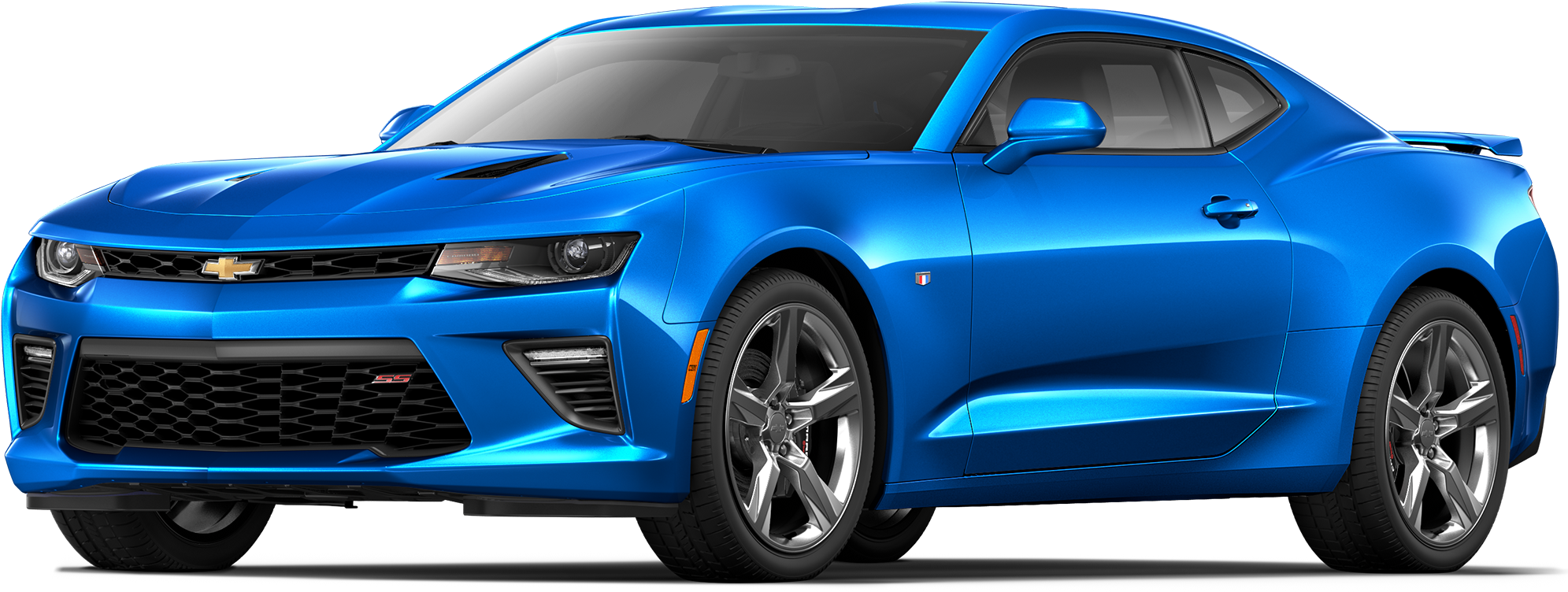 2018 Chevrolet Camaro Rwd Cou 2ss Blue Imwidth=491 - 2017 Camaro (2000x1000), Png Download
