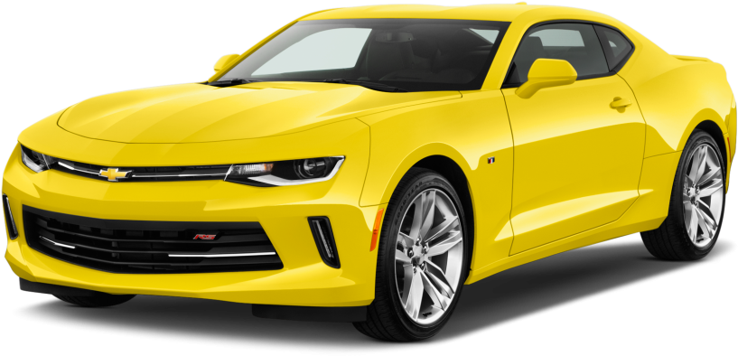 Download Chevrolet Camaro Transparent Png 136 - Chevrolet Camaro 2017 Yellow (1000x664), Png Download