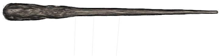 Veela Hair, Hemlock, 11 1/4 Inches, Right Hand - Brush (750x300), Png Download