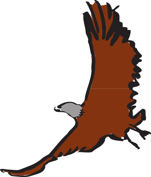 Flying Eagle Art Svg Clip Arts 510 X 598 Px (510x598), Png Download