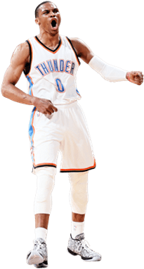 Russell Westbrook Dunk Png - Russell Westbrook Png (384x384), Png Download