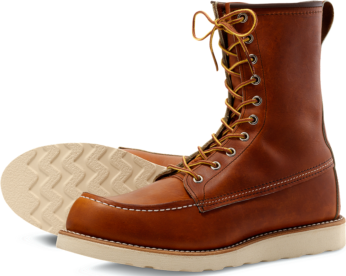 Worx Boots - Red Wing Heritage 877 Classic Moc Boot (1158x1030), Png Download