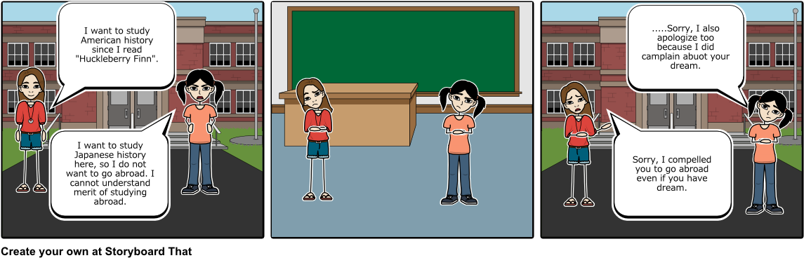 Studying Abroad - Cartoon (1164x385), Png Download