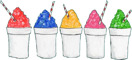 Bee Cool Snowballs - New Orleans Snowball Clipart (550x268), Png Download