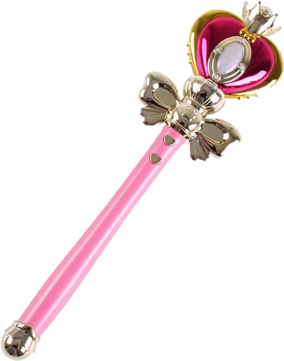 Girl Toys Anime Cosplay Sailor Moon Wand Henshin Rod - Sailor Moon Wand (802x802), Png Download