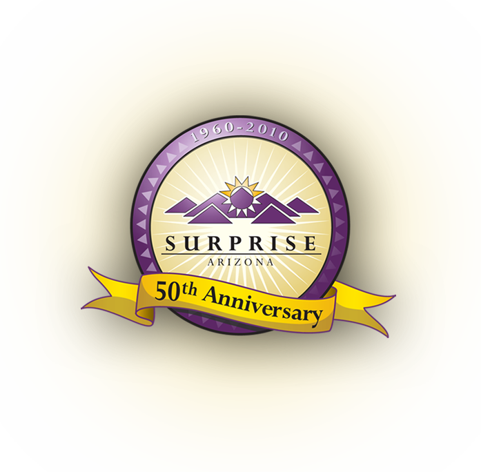 City Of Surprise 50th Anniversary - City Of Surprise (697x684), Png Download