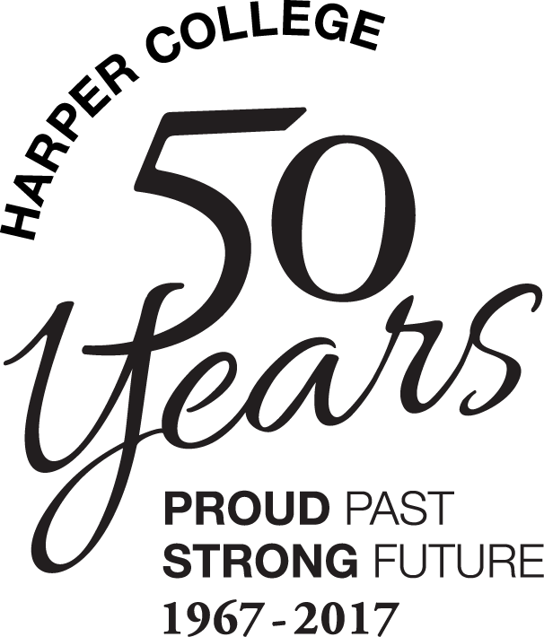 Download Harper 50th Logo Horizontal - Logo (606x710), Png Download