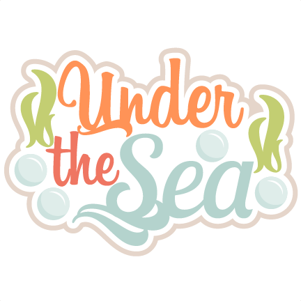 Under The Sea Svg Scrapbook Title Beach Svg Cut File - Under The Sea Scrapbook (432x432), Png Download