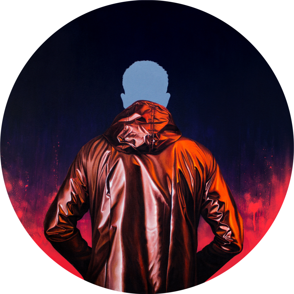 Srm Untitled Circle 2 2018 110x110cm (1000x1000), Png Download