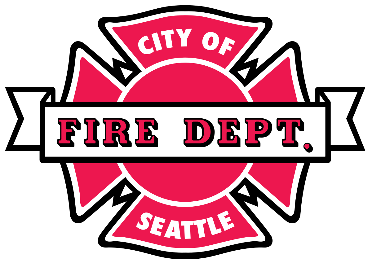 Seattle Department Wikipedia - Fire Rescue Chaplain Sticker (1200x849), Png Download