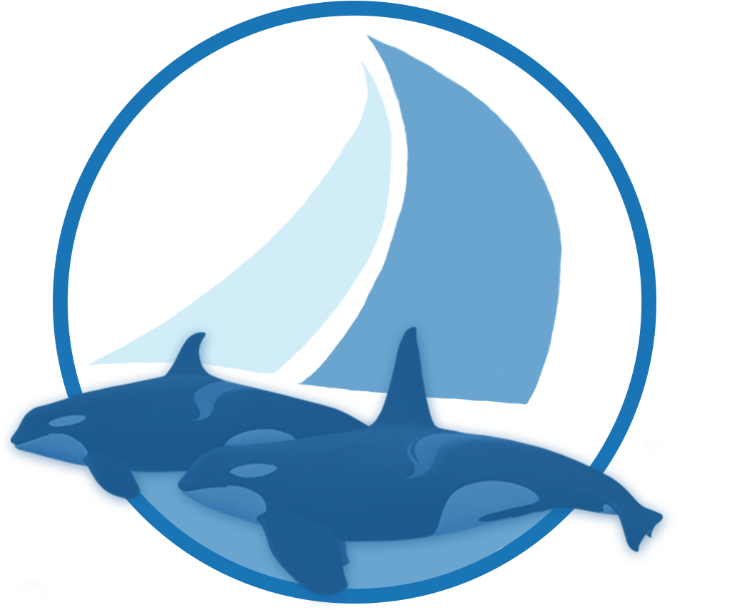 Sailing With Killer Whales - Logo (1086x855), Png Download