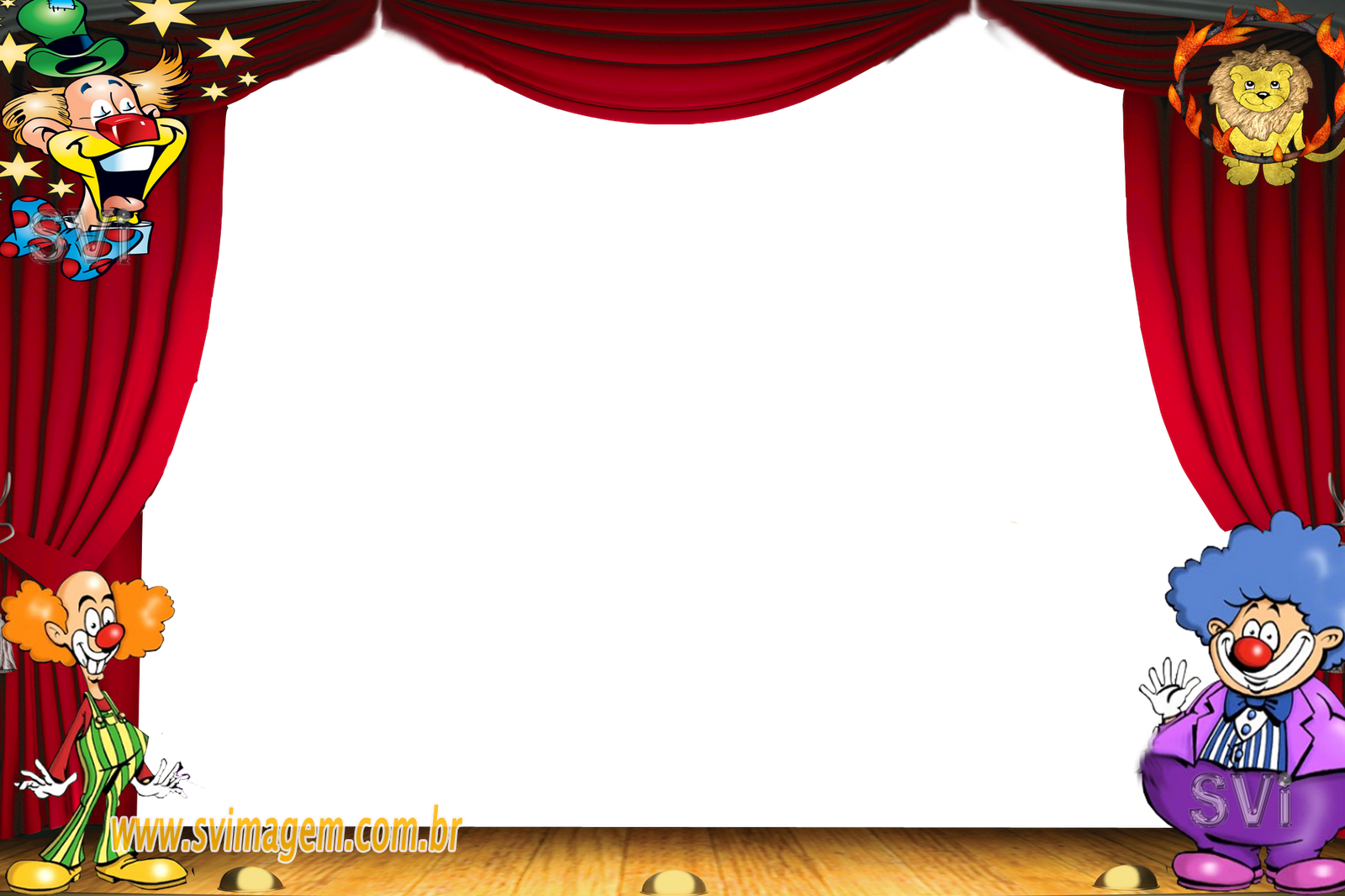 Download Hd Cinema Clipart Stage Spotlight Clown Frame Transparent Png Image Nicepng Com