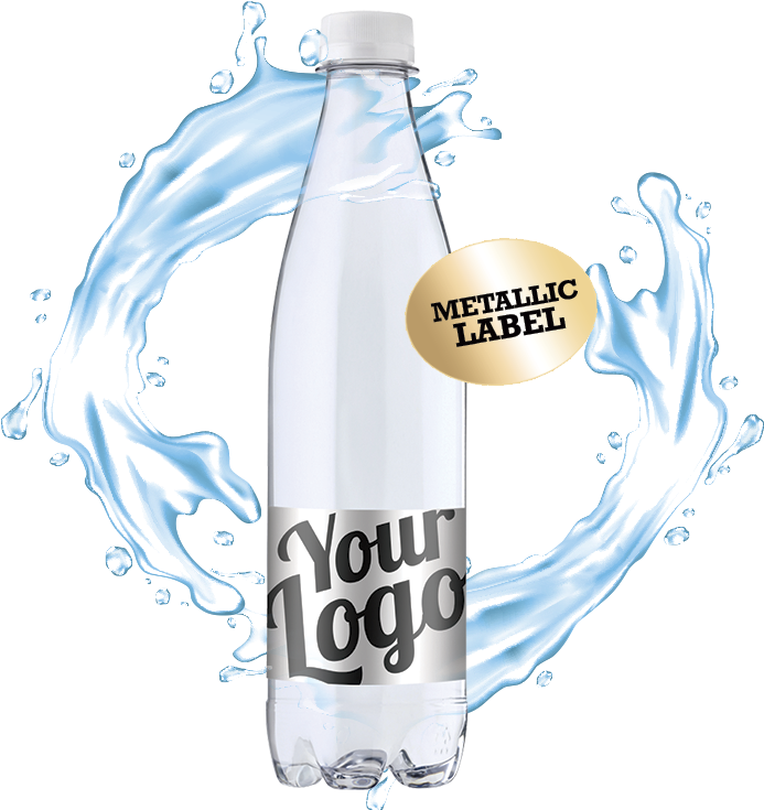 Prima 500ml Metallic - Bottle (750x750), Png Download