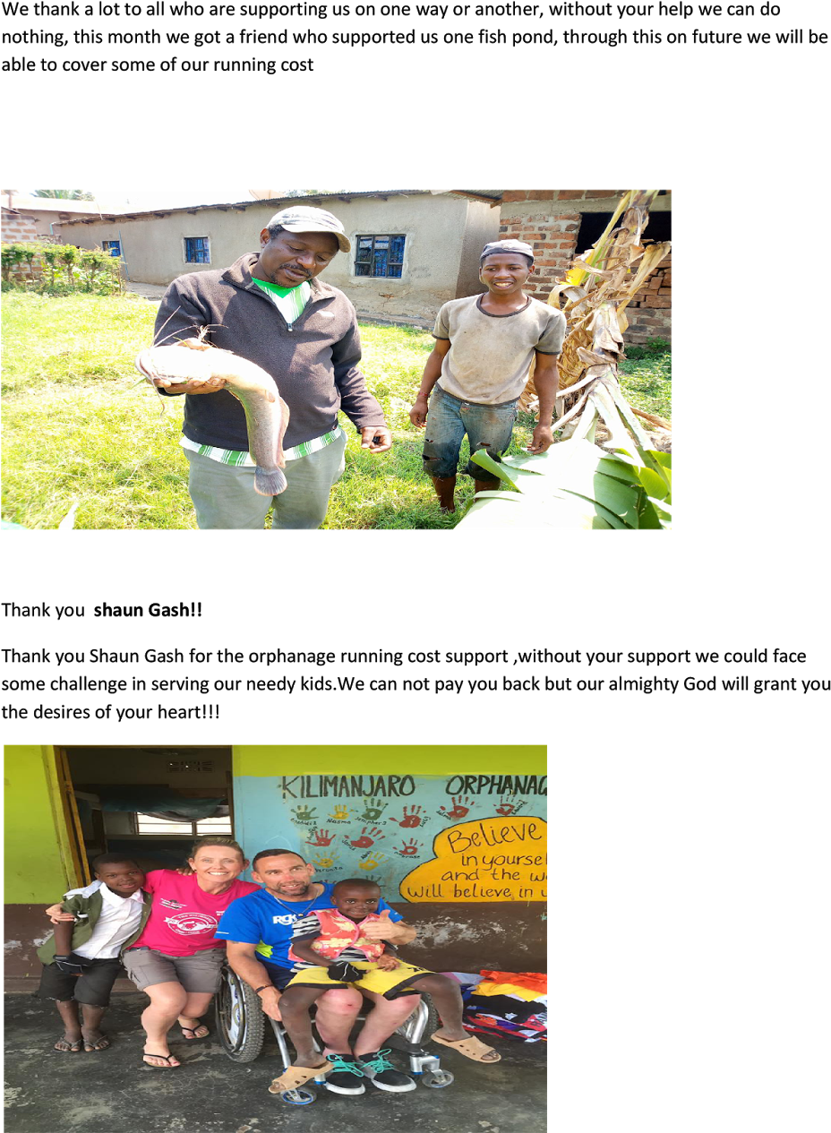 Kilimanjaro Orphanage Centre,september News Latter - Brochure (1237x1600), Png Download