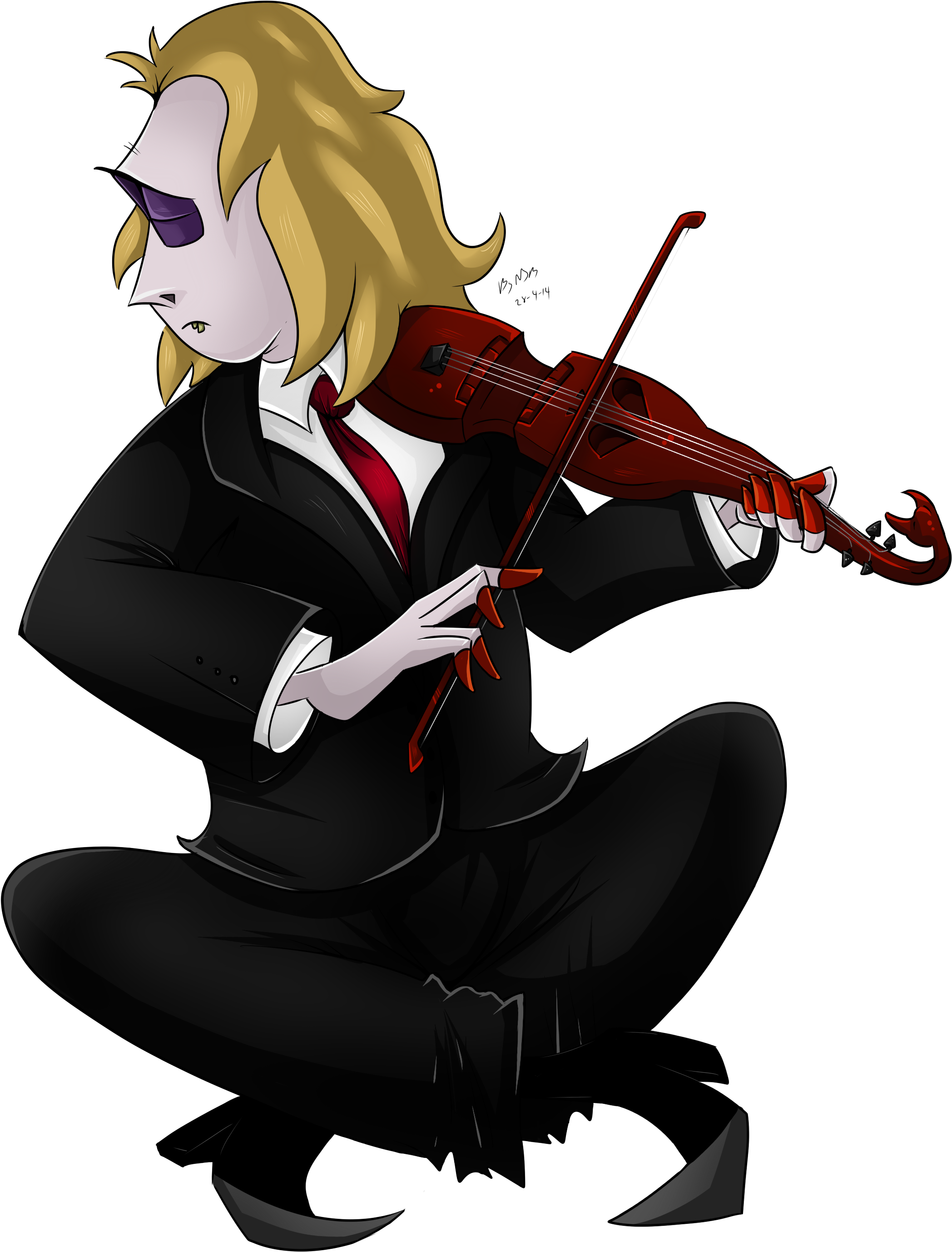 Sharp Dressed Ghost - Cartoon (2473x3091), Png Download