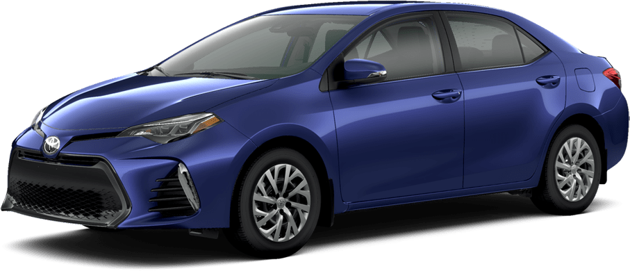 Corolla - Blue Toyota Camry 2018 Le (907x390), Png Download