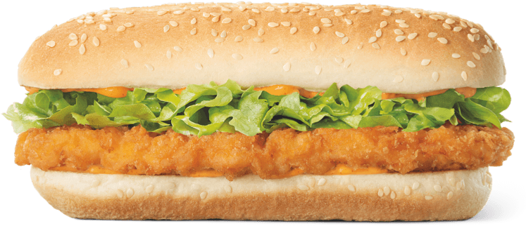 X-tra Long Classic Spicy Chicken - Chicken Royale Hungry Jacks (760x570), Png Download