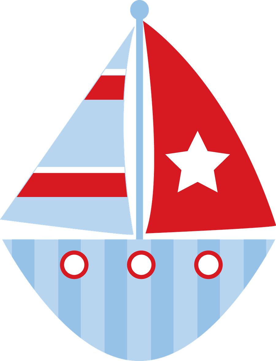 Picture Freeuse Library Baby Sailboat Clipart - Dibujo Marinero Barco (900x1177), Png Download