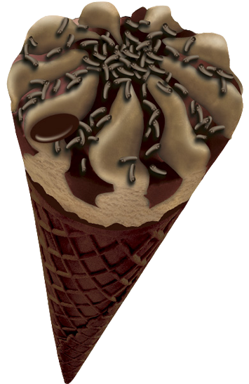 Conner-brigadeiro - Ice Cream Cone (600x600), Png Download