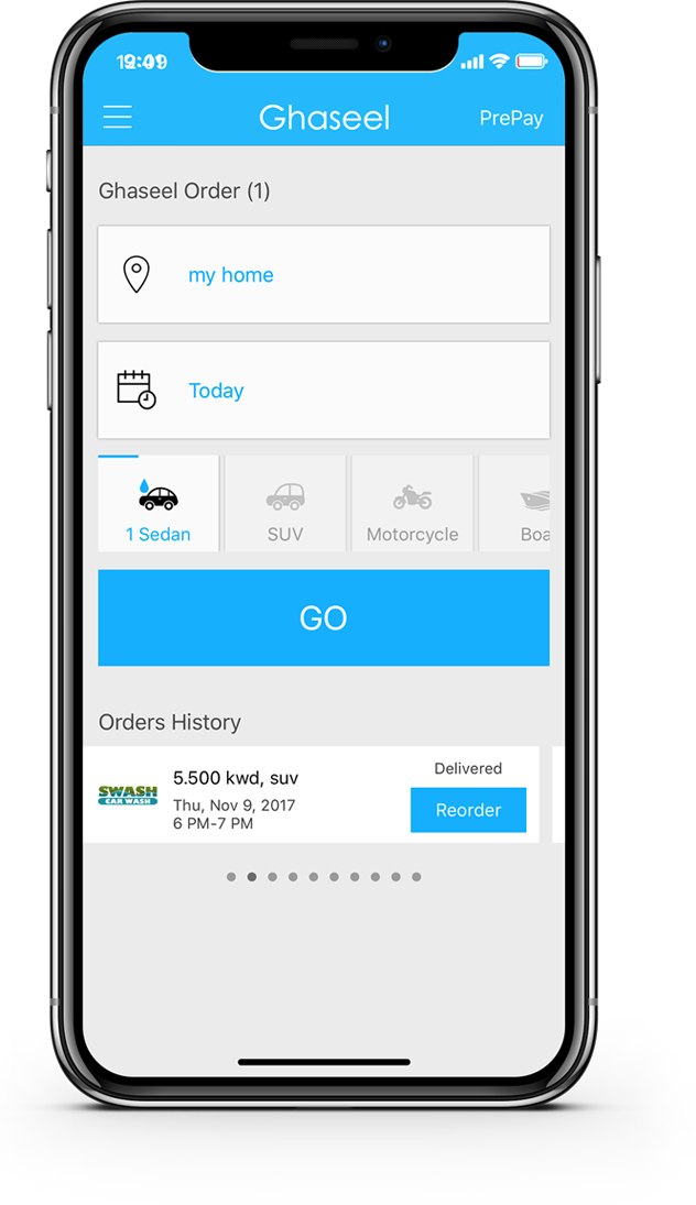 On Service Delivery - Ghaseel App (632x1095), Png Download