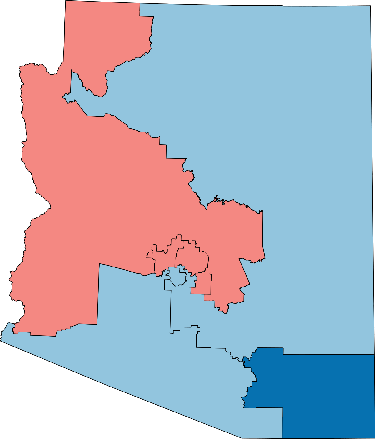 2018 United States House Of Representatives Elections - Map (1200x1405), Png Download