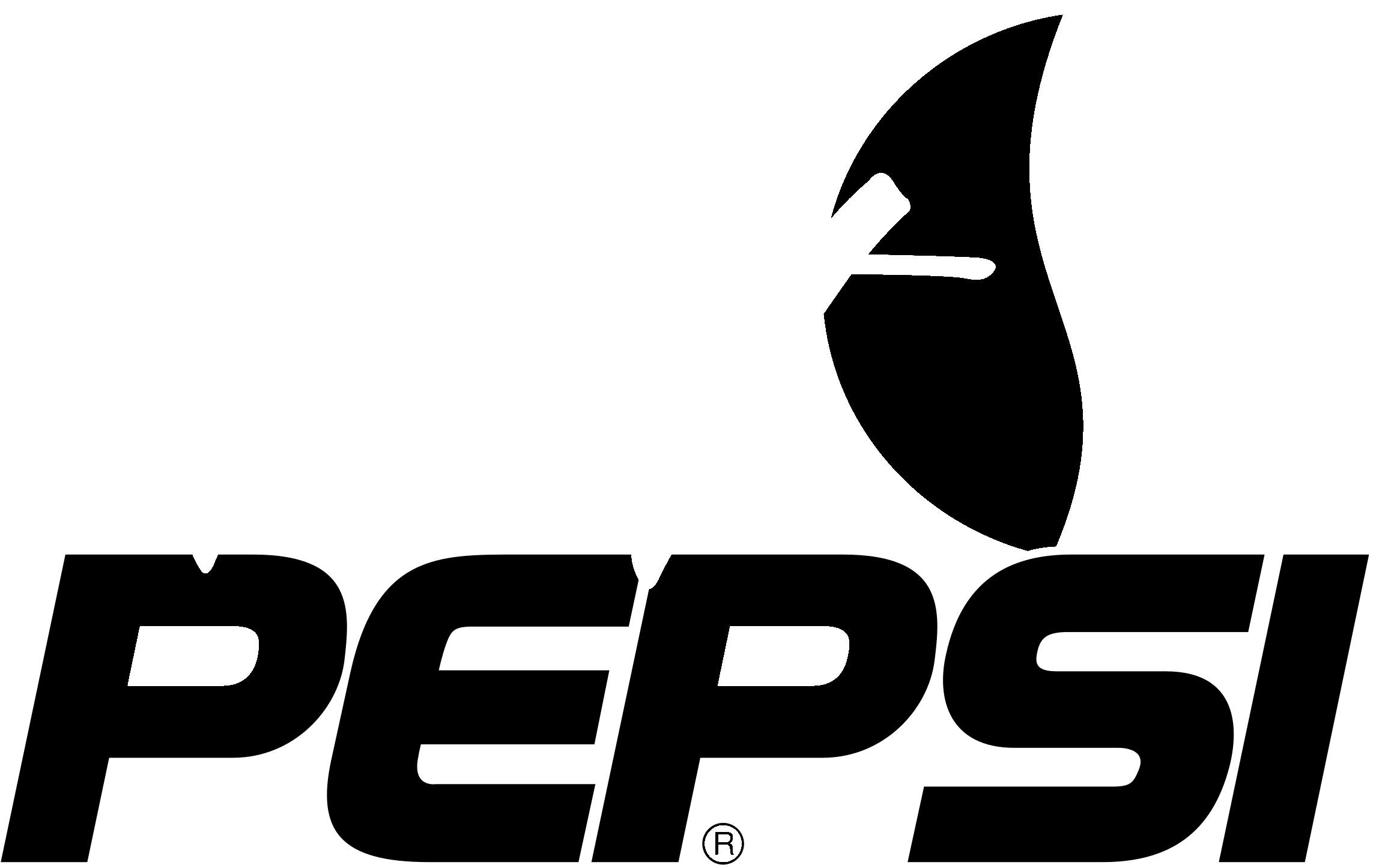 Diet Pepsi Logo Black And White - Pepsi (2400x2400), Png Download