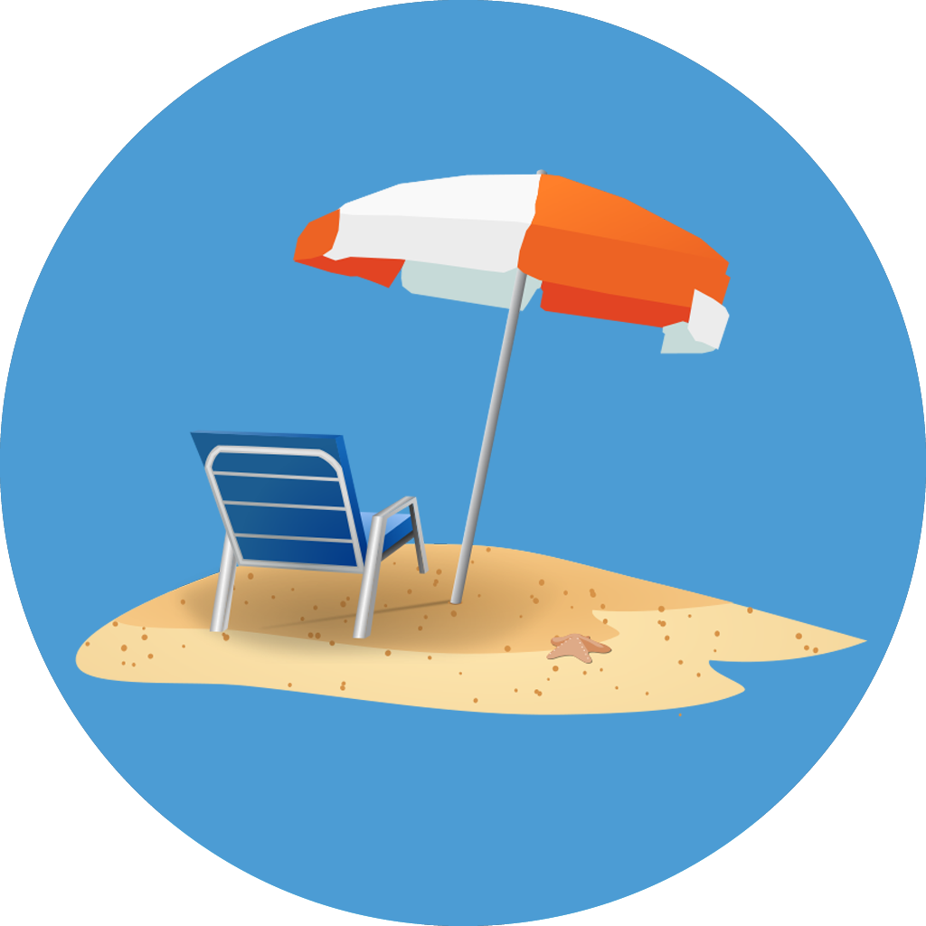 Null “visit World Heritage Site” In Thailand Icon1 - Beach Tree (1024x1024), Png Download