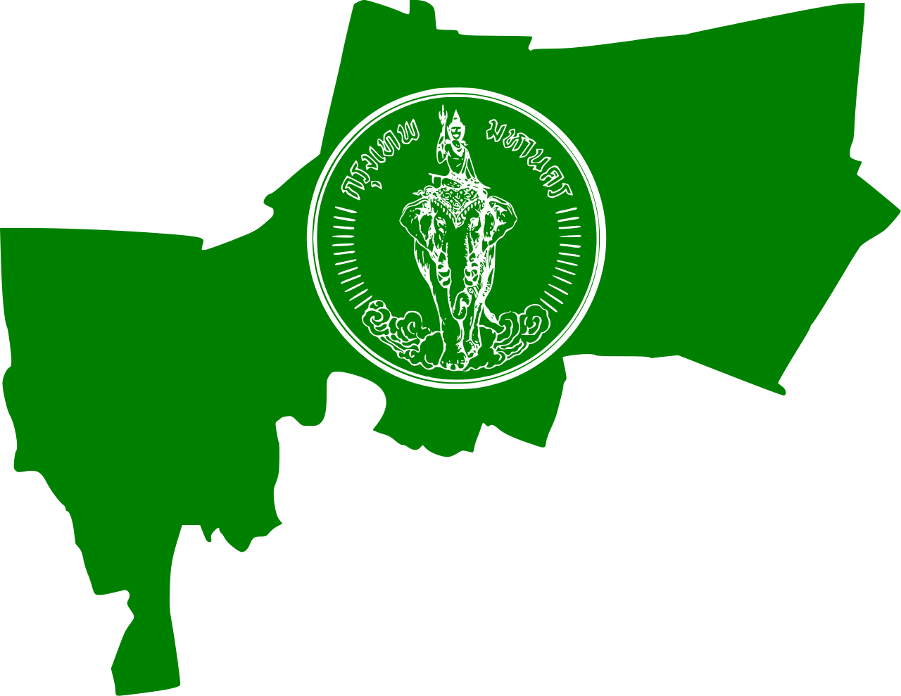 File Map Of Svg Wikipedia Fileflagmap Bangkoksvg - Flag Of Bangkok (1280x989), Png Download