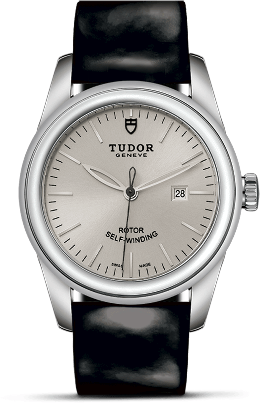 Tudor Argenté Jacquard Date 36mm (900x1200), Png Download