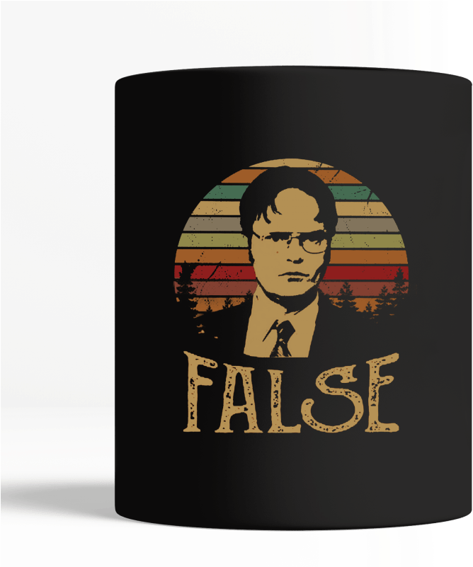 Dwight Schrute False Shirt (800x800), Png Download