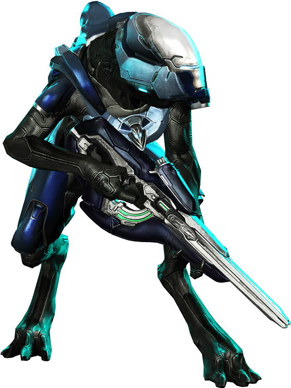Jackal Ranger Slayer - Halo 4 Jackal Space (638x780), Png Download