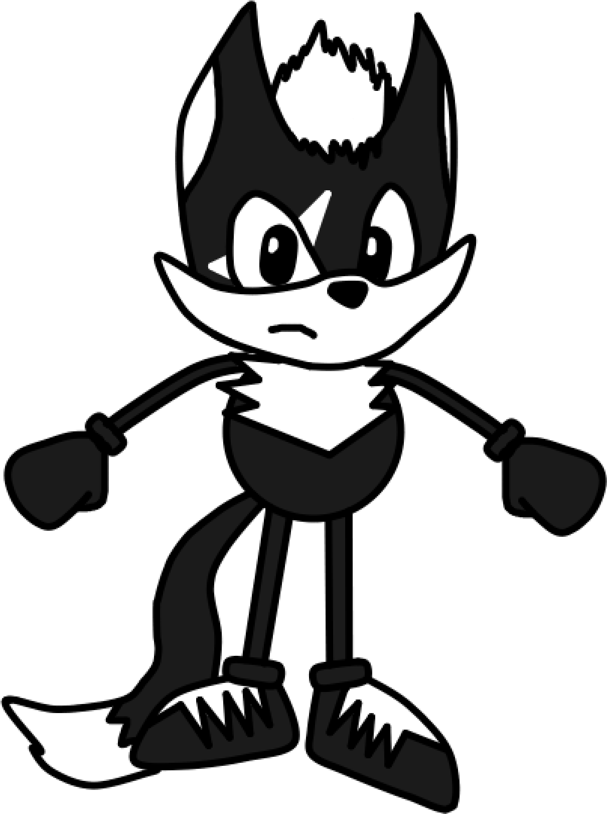 Sonicthehedgehog - Cartoon (1500x1800), Png Download