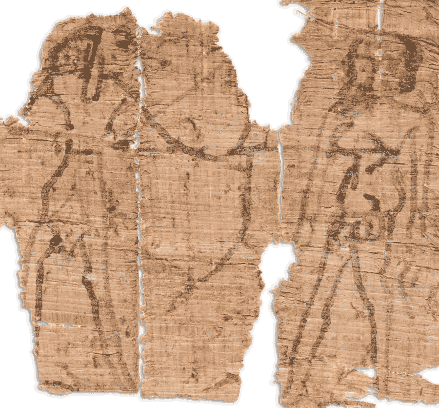 Anubis Shooting A Bow And Arrow - Wood (900x836), Png Download