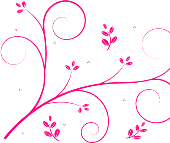 Decorations Clipart Pink Swirl - Vine Png Clipart (640x480), Png Download