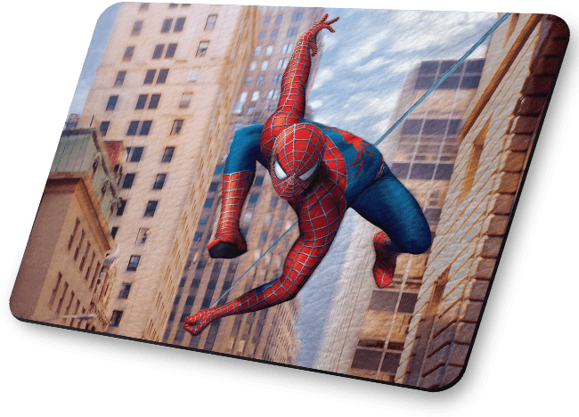 Mouse Pad Personalizado Infantil Homem-aranha - Spider-man (650x487), Png Download