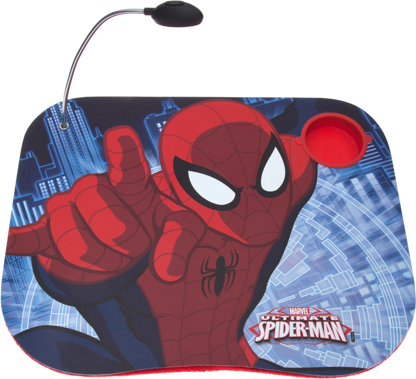 Porta Laptop Com Luminária Marvel - Ultimate Spider-man (1000x1000), Png Download