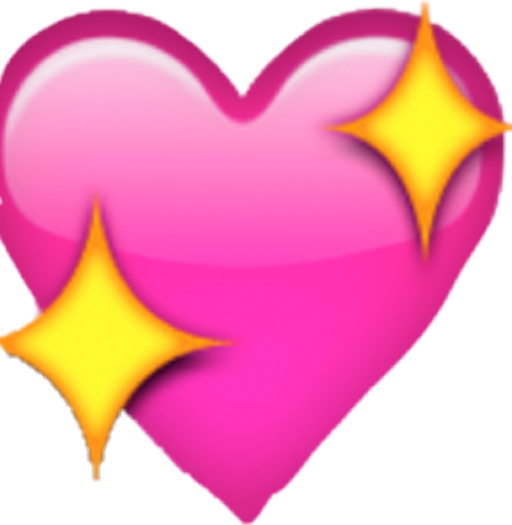 Corazon Sticker - Heart Emoji Png (1024x1051), Png Download