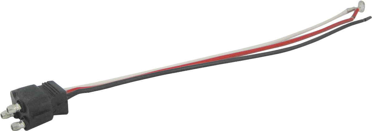 Double Contact Pigtails - Wire (1269x489), Png Download