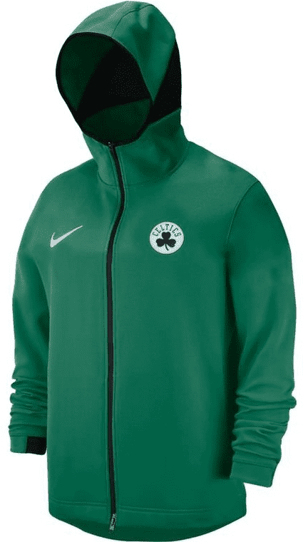 Boston Celtics Nike Nba Men's Dry Showtime Full Zip - Nba Nike Boston Celtics Jacket (760x760), Png Download