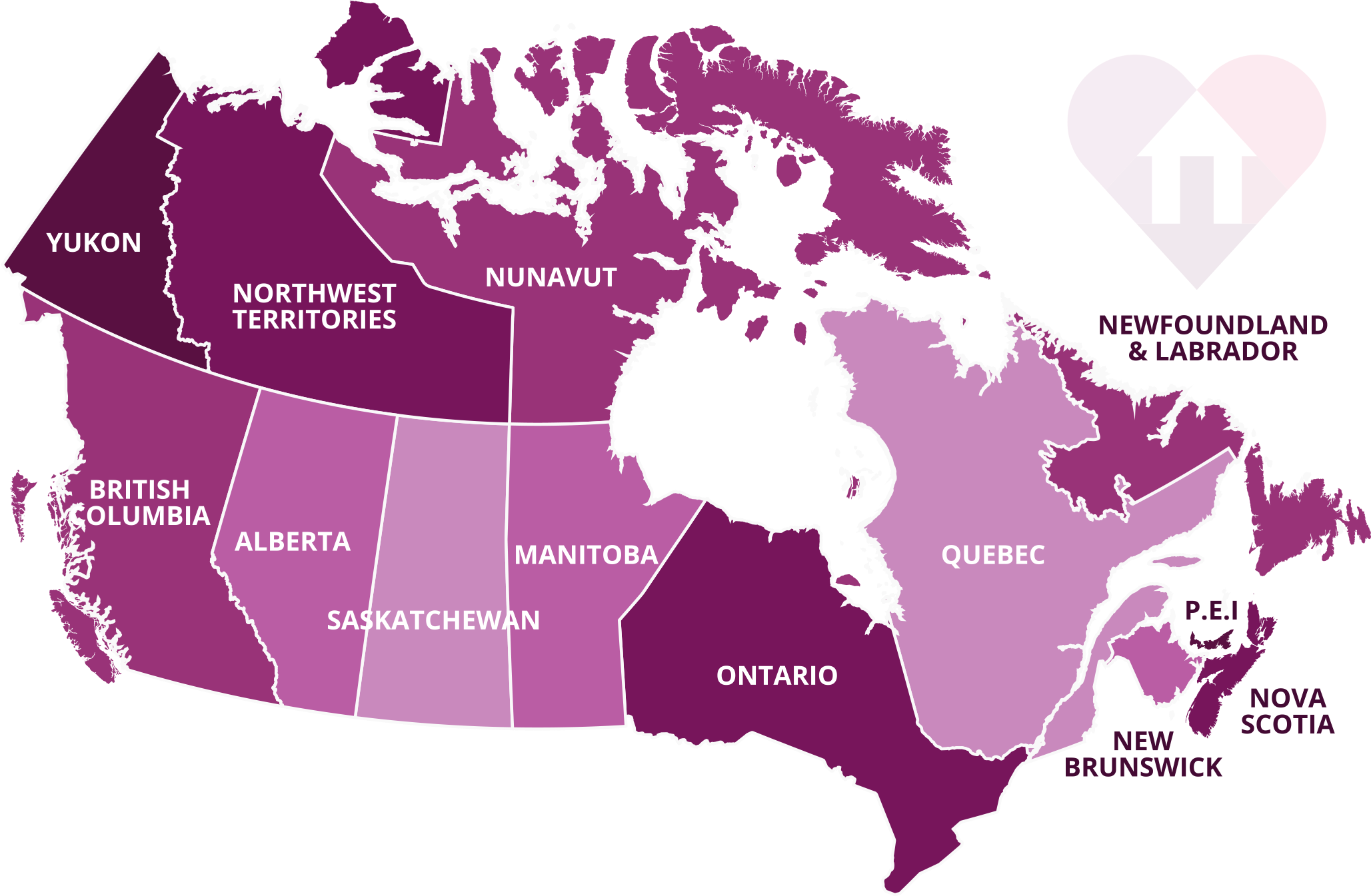 Map-english - Domestic Violence In Canada Map (2074x1720), Png Download