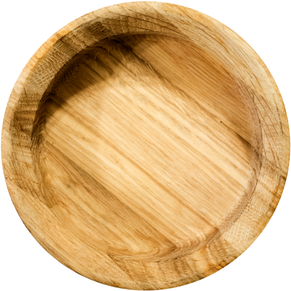 Wooden Bowl - Wooden Bowl Png Top View (866x650), Png Download