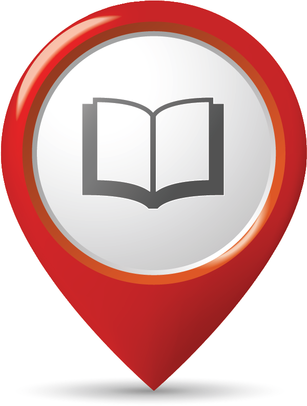 Library Map Icon - Constitutia Rm (598x802), Png Download